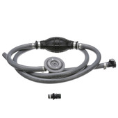 ATTWOOD MARI 93806UUSD7 KIT UNIV 6'X3/8 USC FDV Marine; 6 Foot Length; 3/8 Inch Diameter; With Hose Fitting Tank End/ Multi-Layer Low-Permeation Primer Bulb/ Fuel Demand Valve