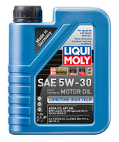 LIQUI MOLY 2039 LONGTIME HIGH TECH 5W-30 SAE 5W-30; Synthetic; 5 Liter Jug; Single