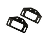 RIGID IND 46715 RIGID 2021 FORD BRONCO ROOF RACK LE Bolt-On; Powder Coated; Mounts Two Lights; Black; Stainless Steel; Set Of 2; Fits Ignite Lights