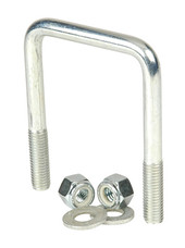 C.E. SMITH 15274A ZINC U-BOLT 4-1/4 Inch Inside Length; 3-1/8 Inch Inside Width; 1/2 Inch-13 Thread Size; Square; With Nut And Washer; Zinc Plated