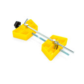 CAMCO 44642 WHEEL STOP W/LOCK For Use With Tandem Tires; With Lock; Yellow; Hard Plastic; Single CAMCO 44642 WHEEL STOP W/LOCK For Use With Tandem Tires; With Lock; Yellow; Hard Plastic; Single