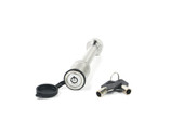 WEIGH SAFE WS05 HITCH LOCKING PIN Bent Pin; 5/8 Inch Diameter; 3-1/2 Inch Length; For Use With 2 Inch/ 2-1/2 Inch And 3 Inch Trailer Hitch Receivers; With Dust Cover; With 2 Keys