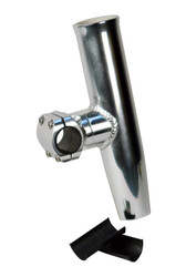 C.E. SMITH 53771 ALUM ADJ ROD HOLDER Use To Hold Fishing Rod; Clamp-On Mount; Cradle; Anodized; Aluminum