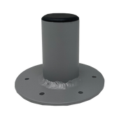 TACO METALS T10-4000-8 SHADEFIN  MINI DECK MOUNT W/BACKING Used With ShadeFin?« Min Boat Sunshade; Deck Mount; Aluminum