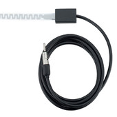 SHAKESPEARE 4353 AM/FM ANTENNA W/ ON-GLASS MNT 24 Inch Length; Non-Metallic Surface Mount; 6 Foot Length Cable; Black; With Motorola?« Plug Attached And Permanent Adhesive Strip