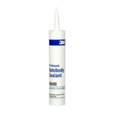 3M 08500 ALL-AROUND AUTOBODY SEALT Use To Seal Interior And Exterior Autobody Joints And Seams; White; Paintable In 30 Minutes; 5 Minutes Working Time; 0.1 Gallon Cartridge; Single