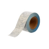 3M 36191 3M PART Used For Repair And Paint Preparation Process; Paper Backing; 180 Grit; Blue; Ceramic Aluminum Oxide; Hook And Loop Type Attachment; Hand/ Machine Sanding Method; Dry Use Only; 13 Yard Length x 2-3/4 Inch Width; 4 Rolls Per Case