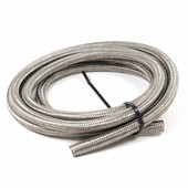 SPEEDFX 5320810 DBL BRD SS RACING HOSE  -8AN X 10' For Use With Hydrocarbon and Alcohol Based Fuels/ Motor Oil/ Coolant; -8AN; 10 Foot Length; Stainless Steel Braid