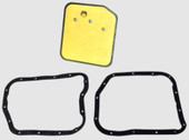 WIX FILTR LD 58707 TRANSMISSION OE Replacement; For Use With AMC  Chrysler  Jeep  IHC  Mitsubishi 1966-2002; Includes 2 Pan Gaskets; One For Torque 6; One For Torque 8