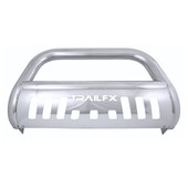 TRAILFX 8923342 BULL BAR SS DODGE RAM Polished; Stainless Steel; 3 Inch Diameter; With Skid Plate; With Holes For Optional Lighting; 6 Inch Max Light/ 20 Inch Max Light Bar