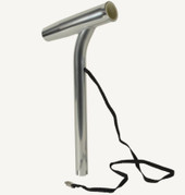 C.E. SMITH 53800 ALUM OUTRIGGER ROD HOLDER Use To Hold 1-5/8 Inch Diameter Outrigger Rod Holder; Anodized; Silver; Aluminum; Single; With Liner And Strap