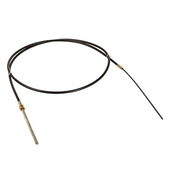 UFLEX USA M66X14 UNIVERSAL QC ROTARY STR CABLE Fits Universal Steering Helm; Rotary Design; 14 Feet Length; Black; Stainless Steel Output End Fitting