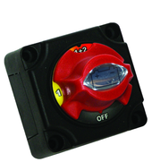 WIRTHCO 20393 MINI MASTER BATTERY DISCO For Use With Dual 12 Volt Battery; 4 Position Rotary Switch; 300 Amps; With Four Mounting Holes