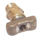 SIERRAMARINE 18-4218 DRAIN TAP For Use With OEM Manifolds; 1/4 Inch NPT; Gold; Brass; Single