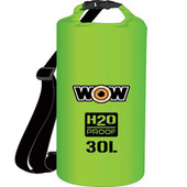 WOW SPORTS 18-5090G H2O PROOF 30L DRYBAG GREEN Backpack Style; 30 Liter Capacity; 1 Large Buckle Locked Compartment; With Adjustable Shoulder Strap; Waterproof; Black WOW Logo; Green; PVC Tarpaulin WOW SPORTS 18-5090G H2O PROOF 30L DRYBAG GREEN Backpack Style; 30 Liter Capacity; 1 Large Buckle Locked Compartment; With Adjustable Shoulder Strap; Waterproof; Black WOW Logo; Green; PVC Tarpaulin