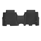 HUSKYLINER 55951 2ND SEAT FLOOR LINER Molded Fit; Raised Channels And Edges; Black; TPE - Thermoplastic Elastomer; 1 Piece