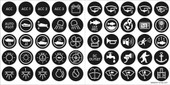 BLUE SEA 4230-BSS LABEL KIT SS BUTTON SWITCH BACK LIT For Push Button Switch; Waterproof Adhesive; Back Printed; Polycarbonate; Set Of 50