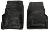 HUSKYLINER 31731 FLR LNR WRANGLER BLK97-06 Molded Fit; Fluid Containment Ribs and Treads; Black; Rubber; 2 Piece