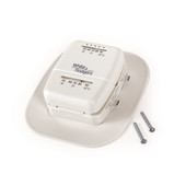 CAMCO 09221 HEAT AND COOL THERMOSTAT Single Stage; For Heat and Cool Control; Not Programmable; Mechanical Readout; 12 Volt Hard Wired; Without Fan Speed Control; Without Fan Mode Control; White Case