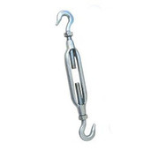 TORKLIFT S9012-12 STANDARD HOOK-TO-HOOK TURNBUCKLES A Standard Hook and Hook Style; 9 Inch to 13 Inch Reach; Without Handle; Non-Locking; Raw; Forged Steel; Set of 12