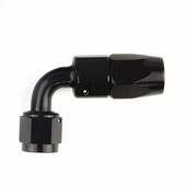 SPEEDFX 511290BK -12AN X 90  BLK HOSE END Full Swivel; -12AN; 90 Degree; Anodized; Black; Aluminum; Single