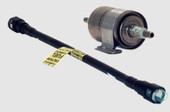 WIX FILTR LD 33487 FUEL OE Replacement; In-Line; 2.176 Inch Diameter x 6.47 Inch Length; 12 Micron Element; With Hose And Mounting Hardware