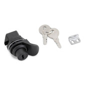 SIERRAMARINE MP49410-1 GLOVE BOX LOCK For Use With 3/4 Inch Thickness Glove Box; Black; Glass Reinforced Polyester; With 2 Keys