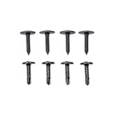 TRAILFX TFHKC02 HRDWR KT FF TFC3002S TFC3004S For Trail FX TFC3002S/ TFC3004S Fender Flares; With Four 4mm x 16mm Black Steel Self Tapping Screws/ Four 4mm x 19mm Black Steel Truss Head Screws