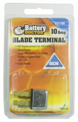 WIRTHCO 31180 BLADE STYLE AUTO RESET 10 Amp; Replacement For ATO/ATC Fuses; Automatic Reset; Single; Blade Style
