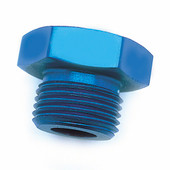SPEEDFX 561214 -12AN BLU ST THRD(O-RING) PLG Pipe Plug Fitting; -12AN; Anodized; Blue; Aluminum; Single