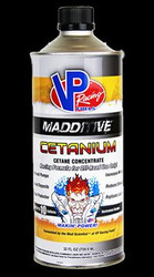 VP FUEL 2865 MADDITIVE CETANIUM 32OZ CETANE Cetane Booster; For Diesel; Treats Up To 10 Gallons; 1 Quart Bottle; Single; Increases Cetane Up to 10 Points; Increases Horsepower/ Cleans Injectors And Pumps/ Increases Fuel Mileage