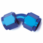 SPEEDFX 561045 -10AN 45  BLU SWIVEL COUPLER 45 Degree; Swivel Coupler; -10AN; Anodized; Blue; Aluminum; Single