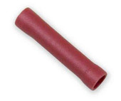 WIRTHCO 80810 NYLON BUTT CONNECTOR Vinyl Insulated Butt Connector; 22-18 Gauge Wire; Pack Of 25; Red