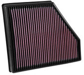 K&N FILTER 33-5047 REPLACEMENT AIR FILTER Washable; Red; Cotton Gauze; Panel; 11.875 Inch Length x 10.25 Inch Width x 1.625 Inch Height