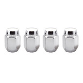 MCGARD 64003 LUG NUT PKG/4 12X1.25C 12 Millimeter X 1.25 Thread Size; Conical Seat; Acorn Lug; Use With Steel/ Aluminum Wheels; 1.28 Inch Overall Length; 13/16 Inch Wrench Size; Chrome Plated; Steel; Set Of 4