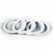 SPEEDFX 579109 -10AN TEFLON  WASHER Round Hole; -6AN; Raw; White; Teflon; Set Of 5
