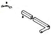 DOMETIC 3311770.506 KIT  INNER RAFTER LH 3-4M Inner Arm; Left Hand Side; For Use On A & E Patio Awnings