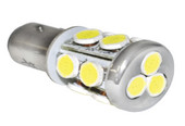 VALTERRA LLC DG526236VP 6PK OF 52623 1141/1156WHT Replacement For 1033/ 1141/ 1139IF/ 1141LL/ 1156 Bulbs With BA15S Single Contact; 13 LED Multidirectional Radial Tower Bulb; Warm White; 0.19 Amp; Set Of 6; Built-In Surge Protection