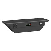 TRAILFX 120633C LOCK 63 LO PRO BLK Crossover Angled Low Profile; Single Lid; Diamond Tread; Matte Black; Aluminum; 19-1/4 Inch Length x 63 Inch Width x 13-1/2 Inch Height; 7.6 Cubic Foot Capacity