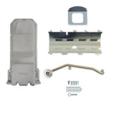 HOLLEY 302-63 CAST SWAP PAN  HEMI 6.2 SC REAR SUM Fits Gen III Hemi Hellcat 2015-Up 6.2L Supercharged Engines; Street; 6.2 Quarts; With Windage Tray; For Use With Dipstick; Rear Wet Sump; With Baffle; Natural; Cast Aluminum