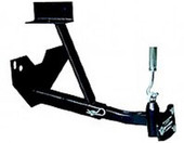 TORKLIFT T3304 FRAME TIEDOWN - REAR Frame Mount; No Drilling Required; Powder Coated; Black; Forged Steel; Set Of 2