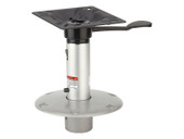 ATTWOOD MARI 23815-7 KIT-BASE/POST STMT 15'AND Extension Post; 15 Inch Height; 2-3/8 Inch Diameter Post; Satin; Aluminum; ABYC Code - AO; With 360 Degree Swivel Seat Mount/ Removable Extension Post And 9 Inch Base; Aftermarket Packaging