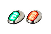 SEA DOG 400070-1 STAINLESS LED NAV LIGHTS PORT/ Port And Starboard Light; Side Mount; 2-1/4 Inch Width x 3-7/8 Inch Depth x 1-7/8 Inch Height Housing; LED; 12 Volt DC; 304 Stainless Steel; Set Of 2