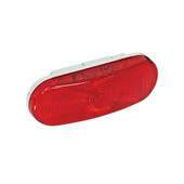 WESBAR 403085 TAILLIGHT MODULE Stop/ Tail/ Turn Light; LED; Oval; Red Lens; Replacement For Wesbar 403080 Tail Light