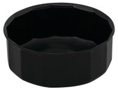 PERFORM TOOL W54110 FILTER CAP WRENCH WILMAR Fits Multiple Brands Of Oil Filters; Cap Type; 68 Millimeter Size; 3/8 Inch Drive; Black; Steel; 14 Flutes PERFORM TOOL W54110 FILTER CAP WRENCH WILMAR Fits Multiple Brands Of Oil Filters; Cap Type; 68 Millimeter Size; 3/8 Inch Drive; Black; Steel; 14 Flutes