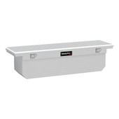 TRAILFX 121721 72' LP DEEP SINGLEC/O Crossover Deep; Single Lid With Struts; Diamond Tread; Bright; Polished 16 Gauge Aluminum; 19-1/4 Inch Length x 72 Inch Width x 17-1/2 Inch Height; 11.1 Cubic Foot Capacity; With Plastic Tray