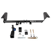 DRAW TITE 76916 CLASS III TRAILER HIDDEN HITCH CHRY Class III; Round Tube Welded; 2 Inch Receiver; 3500 Pound Weight Carrying Capacity/ 350 Pound Tongue Weight
