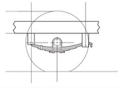 DEXTER AXLE A/P-316-00 AP KIT - TRIPLE  2 IN. SLIPPER 36 I 36 Inch Axle Spacing; 2 Inch Slipper; Triple; 5500 To 7000 Pounds Capacity