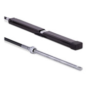 SEASTAR SSCX15416 16' XTREME RACK CABLE Fits SH5210P/ SH5230P (NFB)/ SH91610P And SH91630P (NFB) Helms; Rack And Pinion Design; 16 Foot Length; Black; Stainless Steel Output Ends; 1 Threaded; With HDPE Outer Jacket; NMMA/ ISO/ IMCI And ABYC Approved