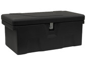 BUYERS PROD 1712230 TOOLBOX CHEST POLY BK 32-1/8LX14-7/ Chest; Single Lid; Smooth; Black; Polyethylene; 15 Inch Length x 32 Inch Width x 13.8 Inch Height; With Combination Lock Or Padlock